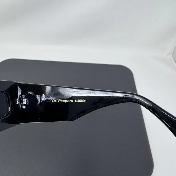 Vintage Dr. Peepers S45801 Black Rhinestone Costume/Fashion Sunglasses - Picture 8 of 9